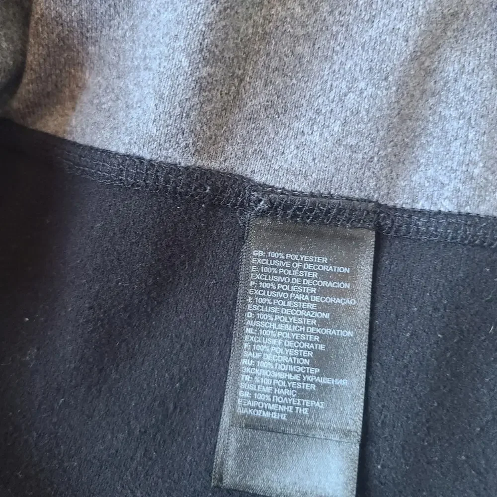 The North Face Men's Black and Gray Jacket Size L